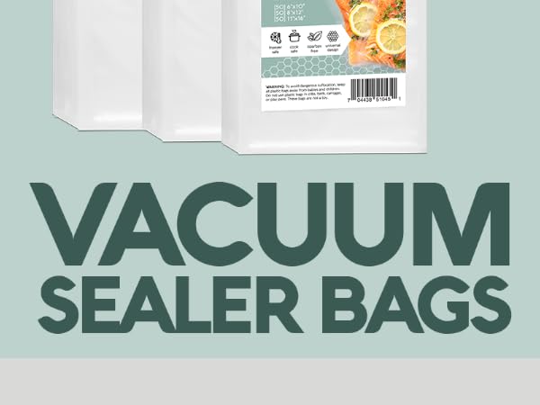 vacuum sealer bags for food seal vaccum bag rolls storage small freezer large sealing sealers