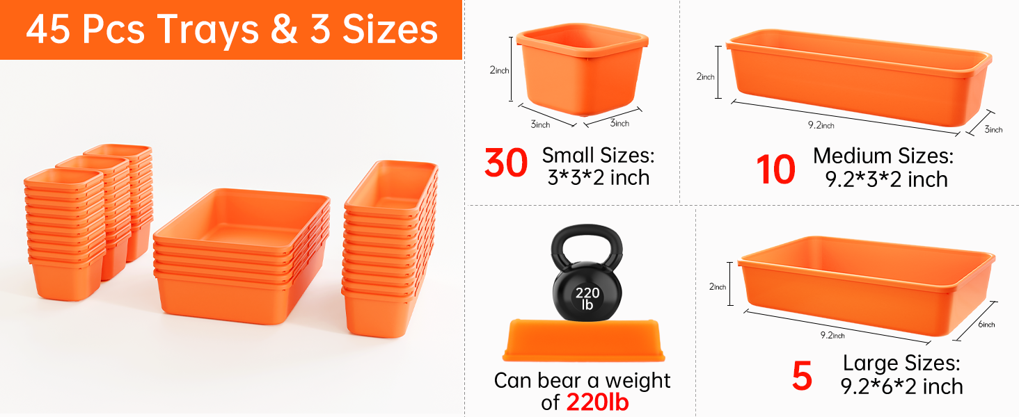Giklux Tool Box Drawer Organizer