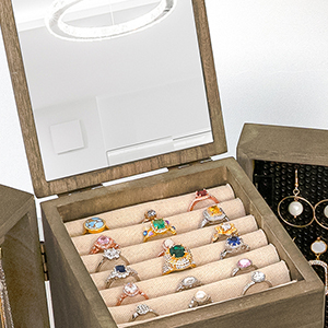 jewelry box with mirror