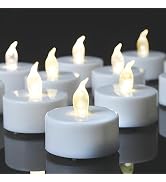 Tea Light, 150 Pack Flameless LED Tea Lights Candles Flickering red 200+ Hours Battery-Powered Te...