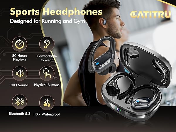 CATITRU Sports Headphones