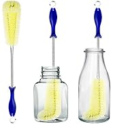 Long Bottle Brush Cleaner -16" Bottle Cleaning Brush Flexional Water Bottle Cleaner Washer Tool f...