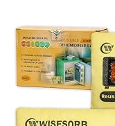 Wisesorb 120g x 3pcs Rechargeable Gun Safe Dehumidifier, Color Indicating Desiccant Packs with Tr...