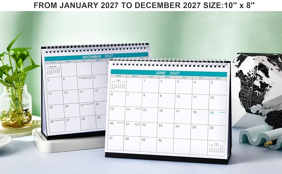2027 desktop calendar