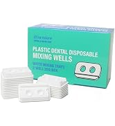 200 PCS Dental Disposable 2 Hole Mixing Wells, PMU Practice Kit, PMU Ink Tray, Microblading & PMU...