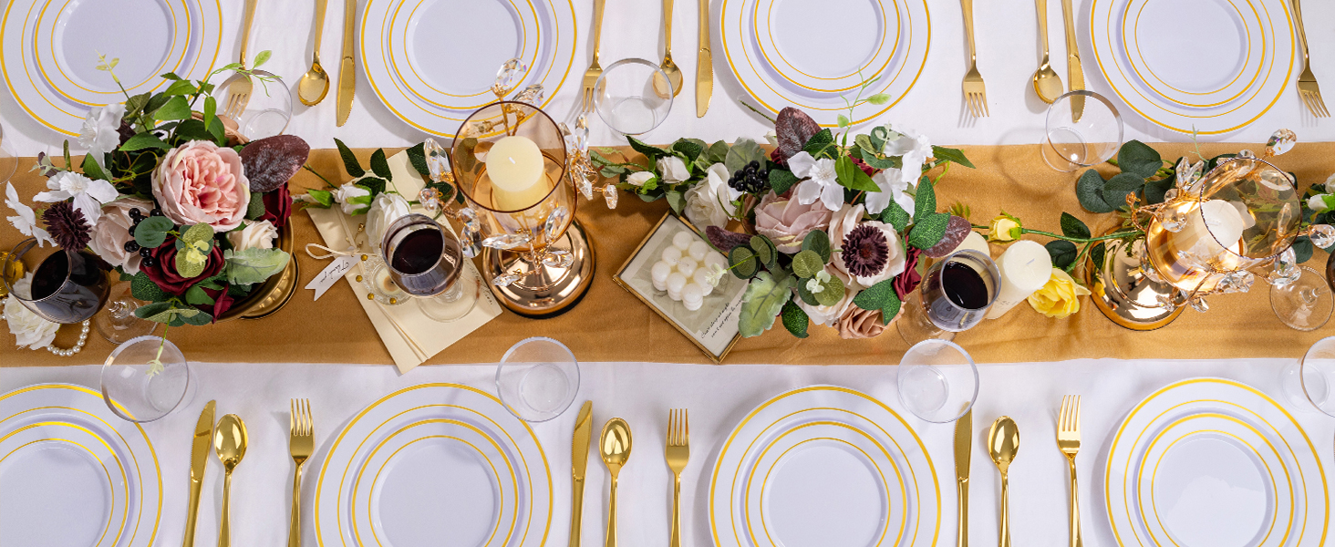 Gold plates set
