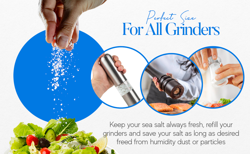 sea salt for grinder refill coarse sea salt for grinders sea salt grinder sal de mar sal marina
