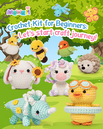 kids crochet kit for beginners