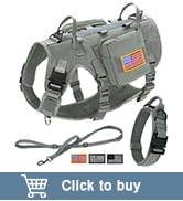 Forestpaw Dog Harness Medium Sized,Tactical Dog Harness with Handle,No Pull Military Style Servic...