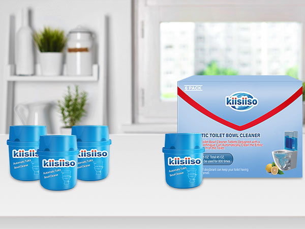 6 bottle toilet bowl tablets