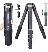 Professional Heavy Duty Carbon Fiber Tripod CS901C with External Center Column Detachable Monopod...