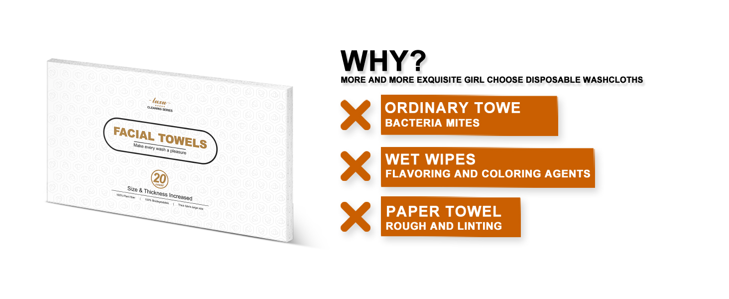 Disposable washcloths