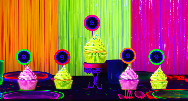 80s party decorations