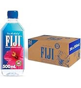 FIJI Artesian Bottled Water, 500 mL (16.9 fl oz), Pack of 24