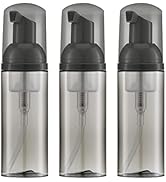 Owlyee 2oz Foam Bottle (3PCS) Empty Foaming Pump Dispenser for Hand Soap, Lash Cleanser, Shampoo ...