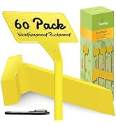 Plant Labels 60 Pcs Yuanling Large 11.8 Inch Plant Markers Signs Plastic Waterproof Garden Label ...