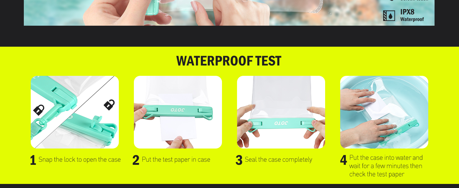 Waterproof test