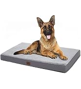 Eterish Large Orthopedic Dog Bed for Medium, Large Dogs up to 75 lbs, 3 inches Thick Egg-Crate Fo...