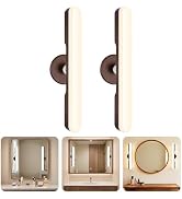 cambk Set of 2 Wireless Vanity Makeup Lights for Mirror, Rechargeable LED Stick On Light Bar for ...