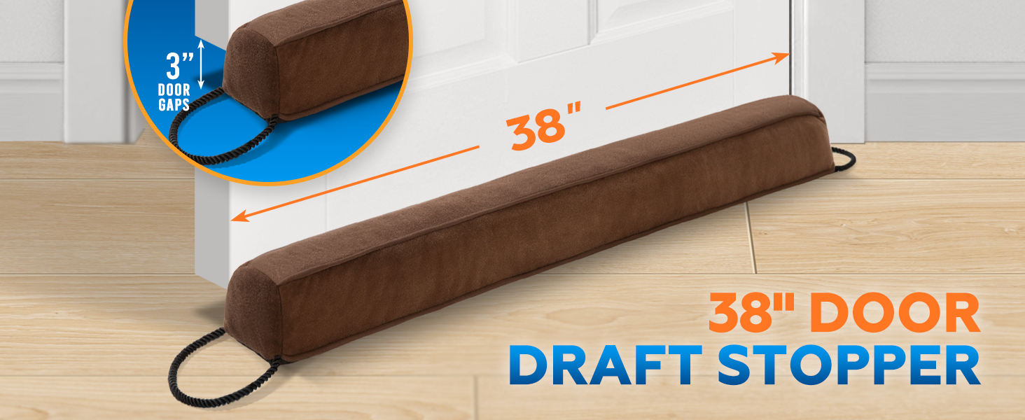 38 inch door draft stopper