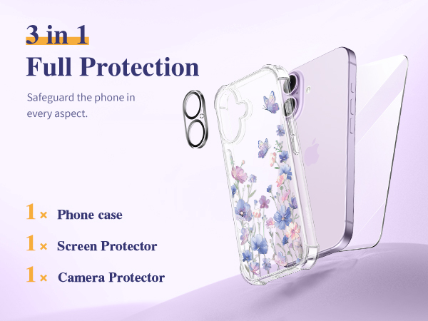 GVIEWIN Case Compatible with iPhone 17 Case