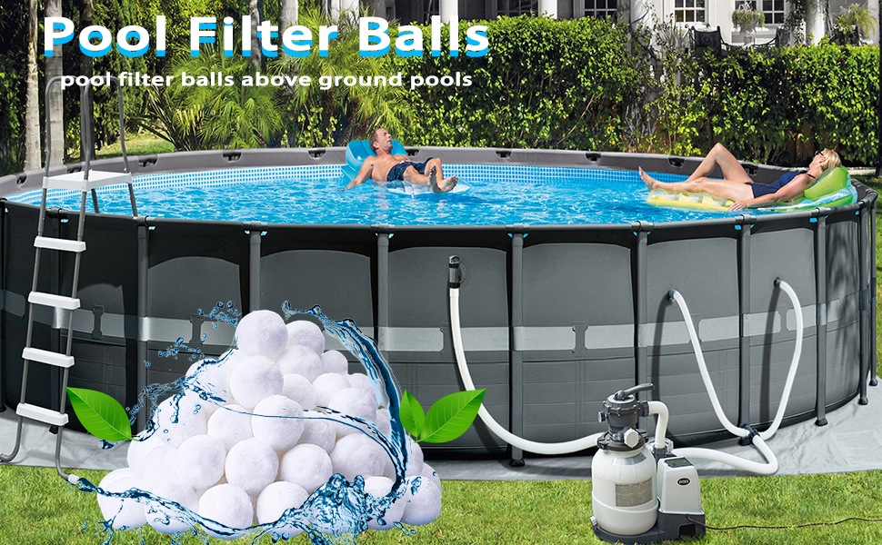 pool filter balls above ground pools