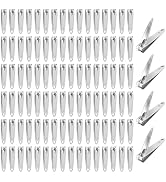 HOFASON 100 Pcs Nail Clippers Bulk for Men Women Adult, Professional Stainless Steel Fingernail &...