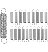 uxcell 20Pcs Extension Spring, Stainless Steel Small Springs with Dual Hook Mechanical Compressio...
