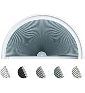 Arch Window Shade Blackout Cellular Shades Half Circle Moon Window Covering No Drill Honeycomb Co...