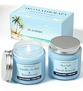 Waxcanpy Summer Scented Candles Gifts for Women, Soy Candle Gift Set, 2 Pack Fresh Summer Aromath...
