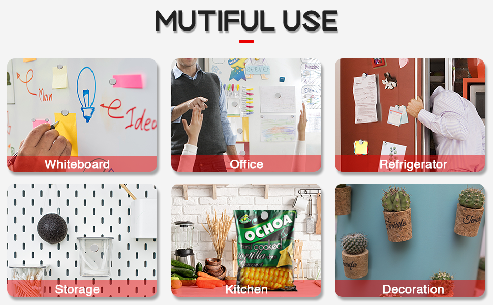 Small Round Fridge Magnets