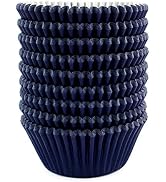Eoonfirst Standard Size Baking Cups Christmas Party Cupcake Liners 200 Pcs (Navy Blue)
