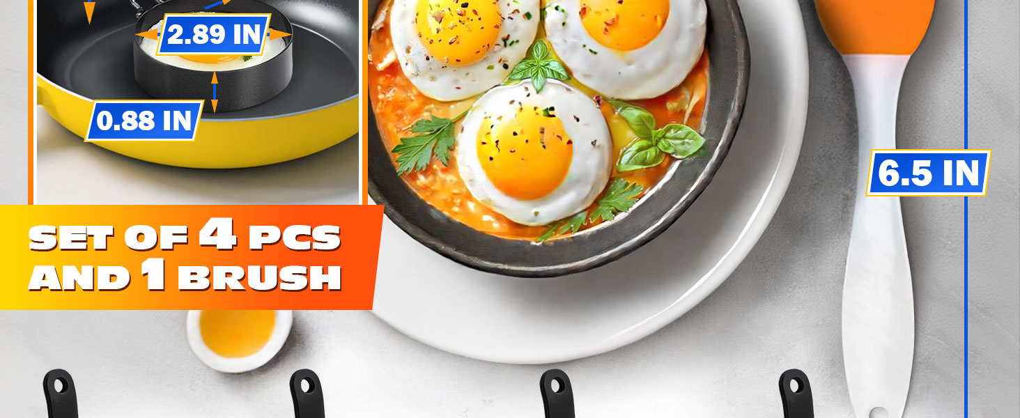 egg patty mold egg forms for breakfast sandwiches egg patty maker pancake rings circle egg maker