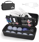 Wynaura Golf Glove Case with Removable Shaper - Hard Shell Organizer Pouch - Portable Storage Hol...