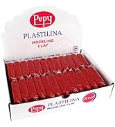 Pepy Plastilina Reusable and Non-Drying Modeling Clay; Set of 24 Bars, 1.4 Ounce Each, Perfect fo...