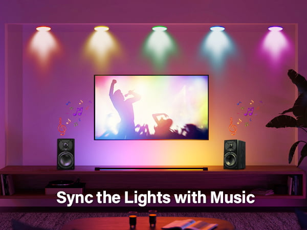 Music Sync alexa light bulbs