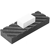 Angerstone Dual Grit Coarse/Fine Flattening Stone Set - Two Sharpening Stones Flattener - Whetsto...
