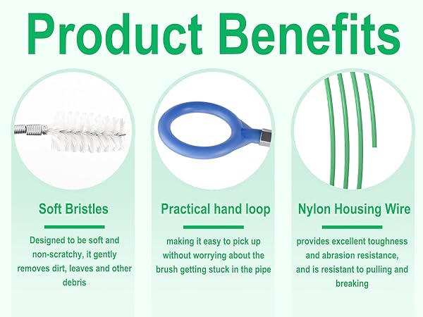 120 Inch Flexible Tube Cleaning Brush Kit
