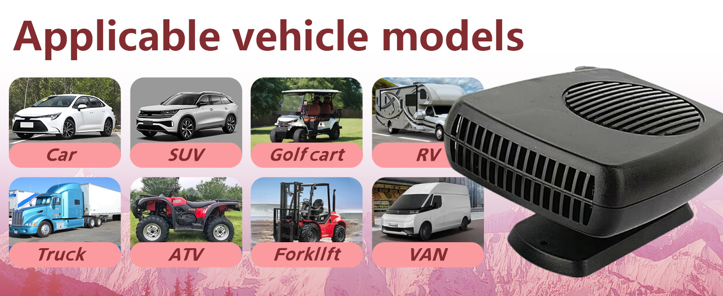 portable car heaters for vehicle