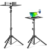 OUKMIC Projector Stand Tripod Adjustable Height 23 to 39inch, Laptop Stand Portable DJ Rack Stand...