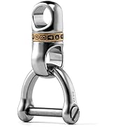 TISUR Titanium Key Ring for Keychain,Carabiner Key Chain Rings Connector with Detachable Keyring ...