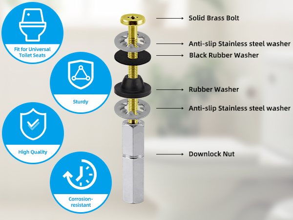toilet seat bolts