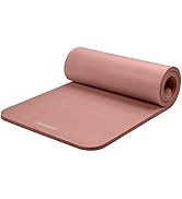 Retrospec Solana Yoga Mat 1" Thick w/Nylon Strap for Men & Women - Non Slip Exercise Mat for Home...