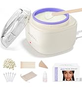 AUZEAL Mini Face Wax Kit for Women, Facial Waxing Kit with 26 Wax Sticks, 100g Waxing Beads, Long...