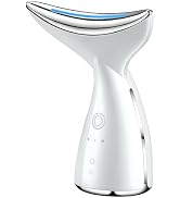 VOFEL Face and Neck Massger for Skin Care Electric Face Neck Lifting Massager with 45? Heat & 3 M...