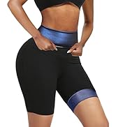 HUIMING Sauna Sweat Shorts for Women Slimming Compression Workout Thermo Waist Trainer Slimming L...