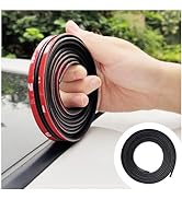 16.4Ft Car Weather Stripping,T-Shape Cuttable Car Windshield Trim Sunroof Seal with Self Adhesive...