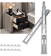 14 inch Drawer Slides 1 Pairs (2pcs) Soft Self Close Full Extension Ball Bearing Drawer Slides 3 ...