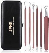 JPNK Blackhead Remover Comedone Extractor Acne Removal Kit(Z-Pink