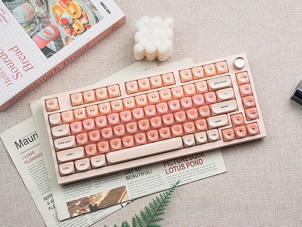 pink jelly foundation keycaps